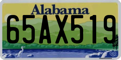 AL license plate 65AX519