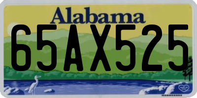 AL license plate 65AX525