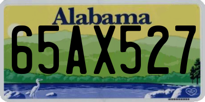 AL license plate 65AX527