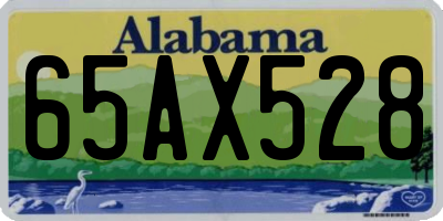 AL license plate 65AX528