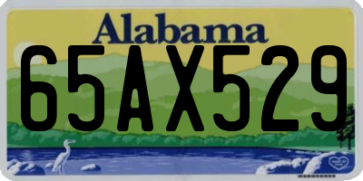 AL license plate 65AX529
