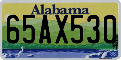 AL license plate 65AX530