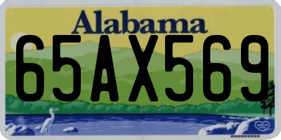 AL license plate 65AX569