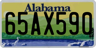 AL license plate 65AX590