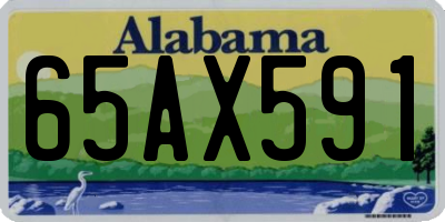 AL license plate 65AX591