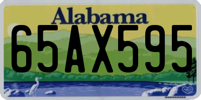 AL license plate 65AX595
