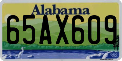 AL license plate 65AX609