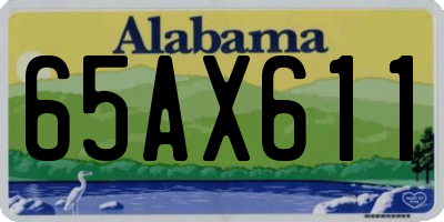 AL license plate 65AX611