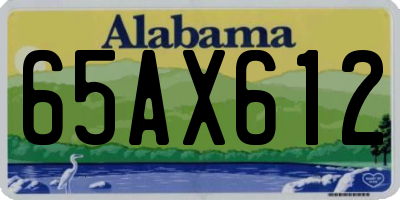 AL license plate 65AX612