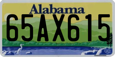 AL license plate 65AX615