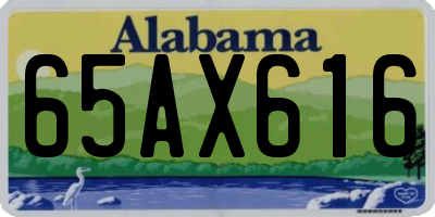 AL license plate 65AX616