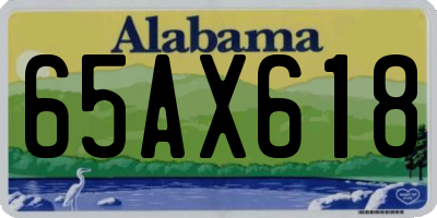AL license plate 65AX618