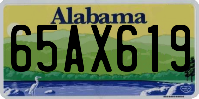 AL license plate 65AX619
