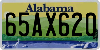 AL license plate 65AX620
