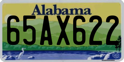 AL license plate 65AX622