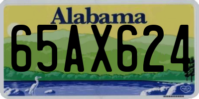 AL license plate 65AX624