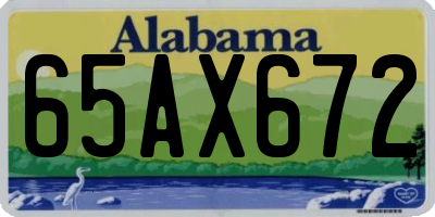 AL license plate 65AX672