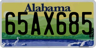 AL license plate 65AX685