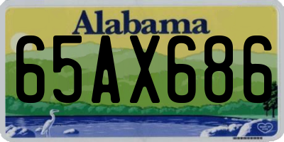 AL license plate 65AX686