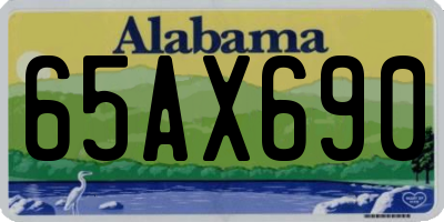 AL license plate 65AX690
