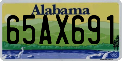 AL license plate 65AX691