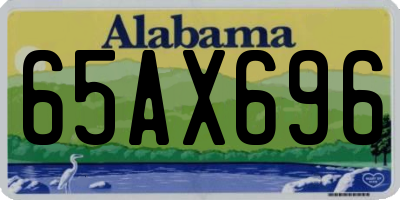 AL license plate 65AX696