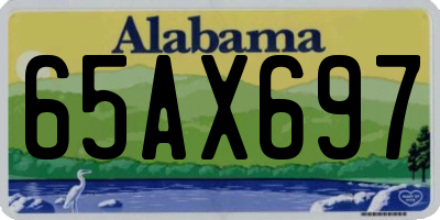 AL license plate 65AX697