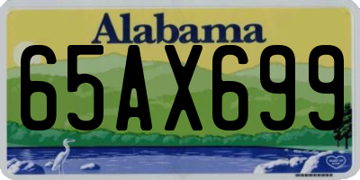 AL license plate 65AX699