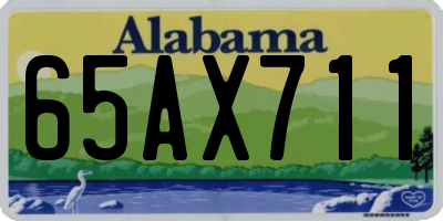 AL license plate 65AX711