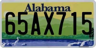 AL license plate 65AX715