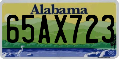AL license plate 65AX723