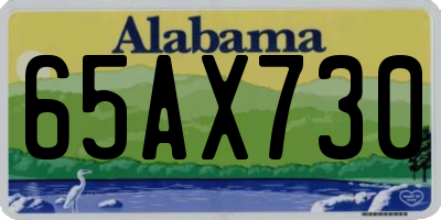 AL license plate 65AX730