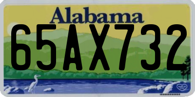 AL license plate 65AX732