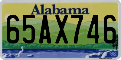 AL license plate 65AX746
