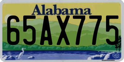 AL license plate 65AX775