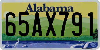AL license plate 65AX791