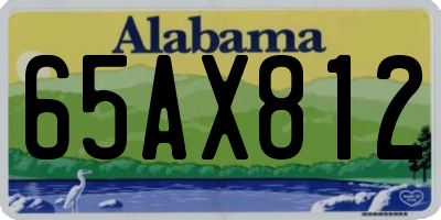 AL license plate 65AX812