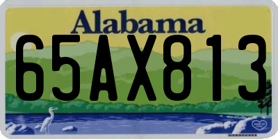 AL license plate 65AX813