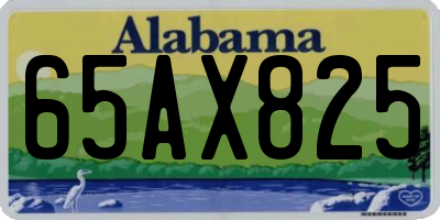 AL license plate 65AX825