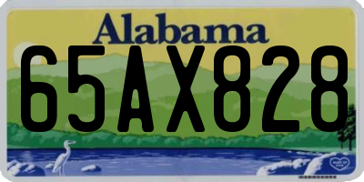 AL license plate 65AX828