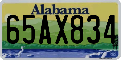 AL license plate 65AX834