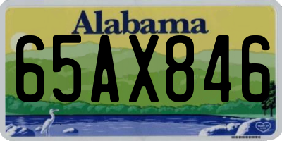 AL license plate 65AX846