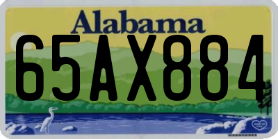 AL license plate 65AX884