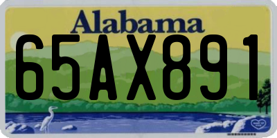 AL license plate 65AX891