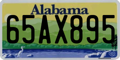 AL license plate 65AX895