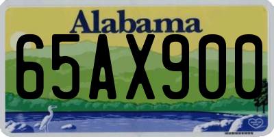 AL license plate 65AX900