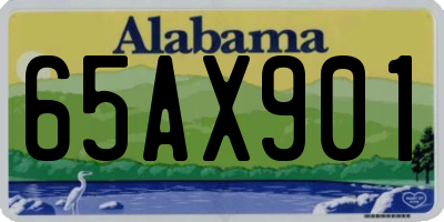 AL license plate 65AX901