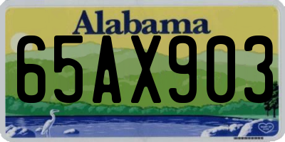 AL license plate 65AX903