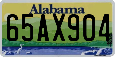 AL license plate 65AX904