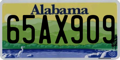 AL license plate 65AX909